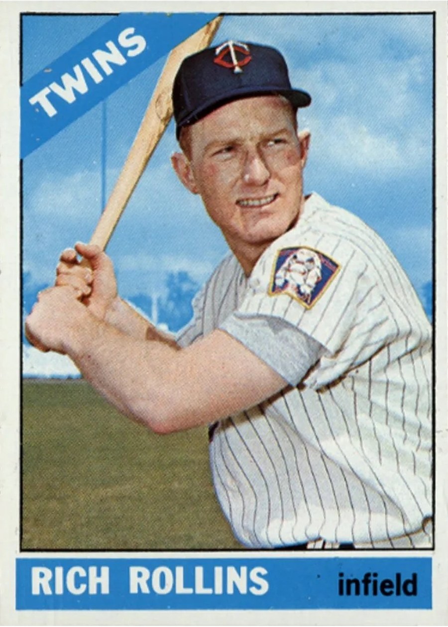 1966 Topps #473 Rich Rollins, Minnesota Twins
