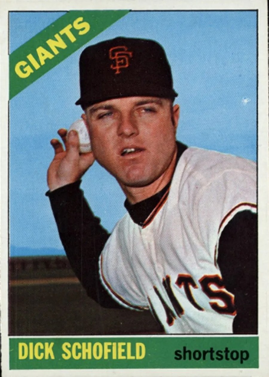 1966 Topps #474 Dick Schofield, San Francisco Giants