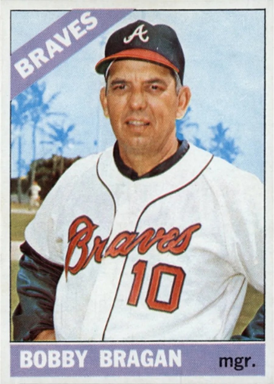 1966 Topps #476 Bobby Bragan, Atlanta Braves