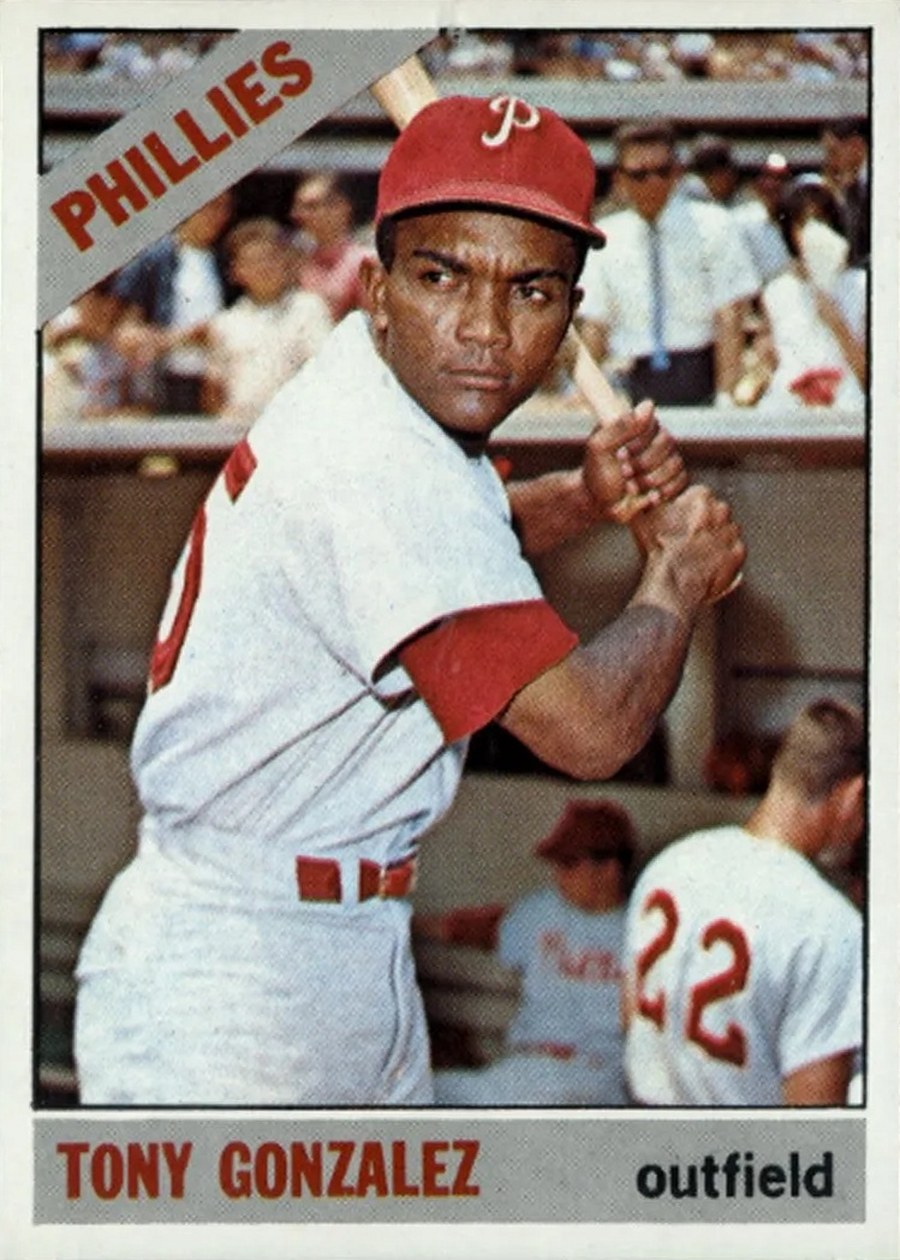 1966 Topps #478 Tony Gonzalez, Philadelphia Phillies