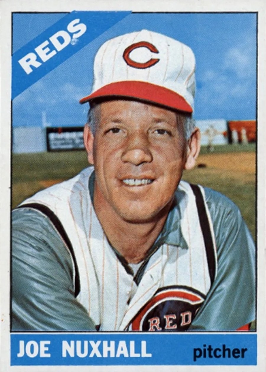 1966 Topps #483 Joe Nuxhall, Cincinnati Reds
