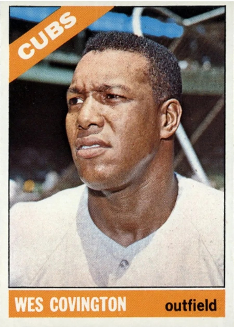1966 Topps #484 Wes Covington, Chicago Cubs