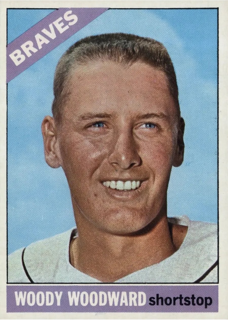 1966 Topps #49 Woody Woodward, Atlanta Braves