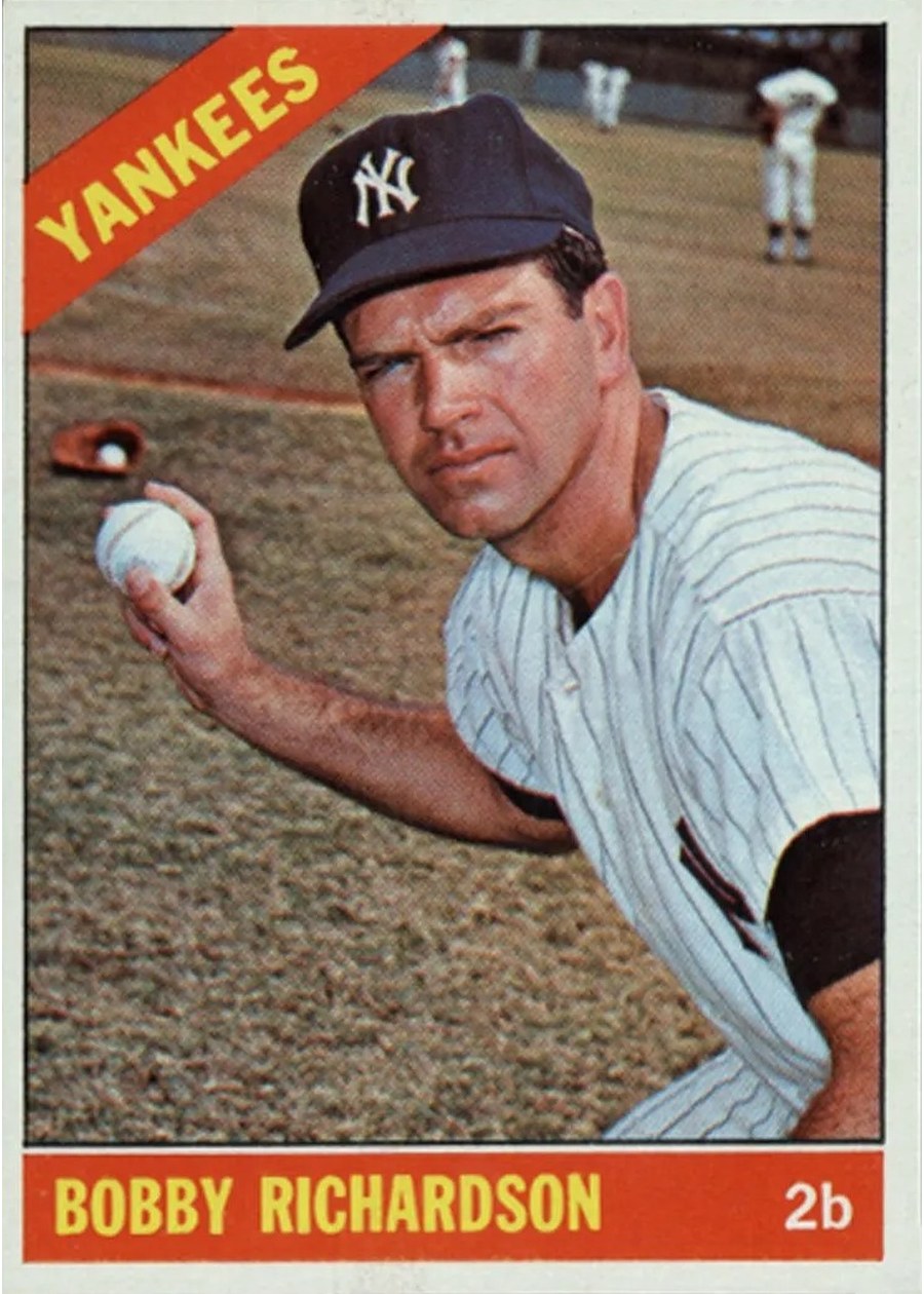 1966 Topps #490 Bobby Richardson, New York Yankees