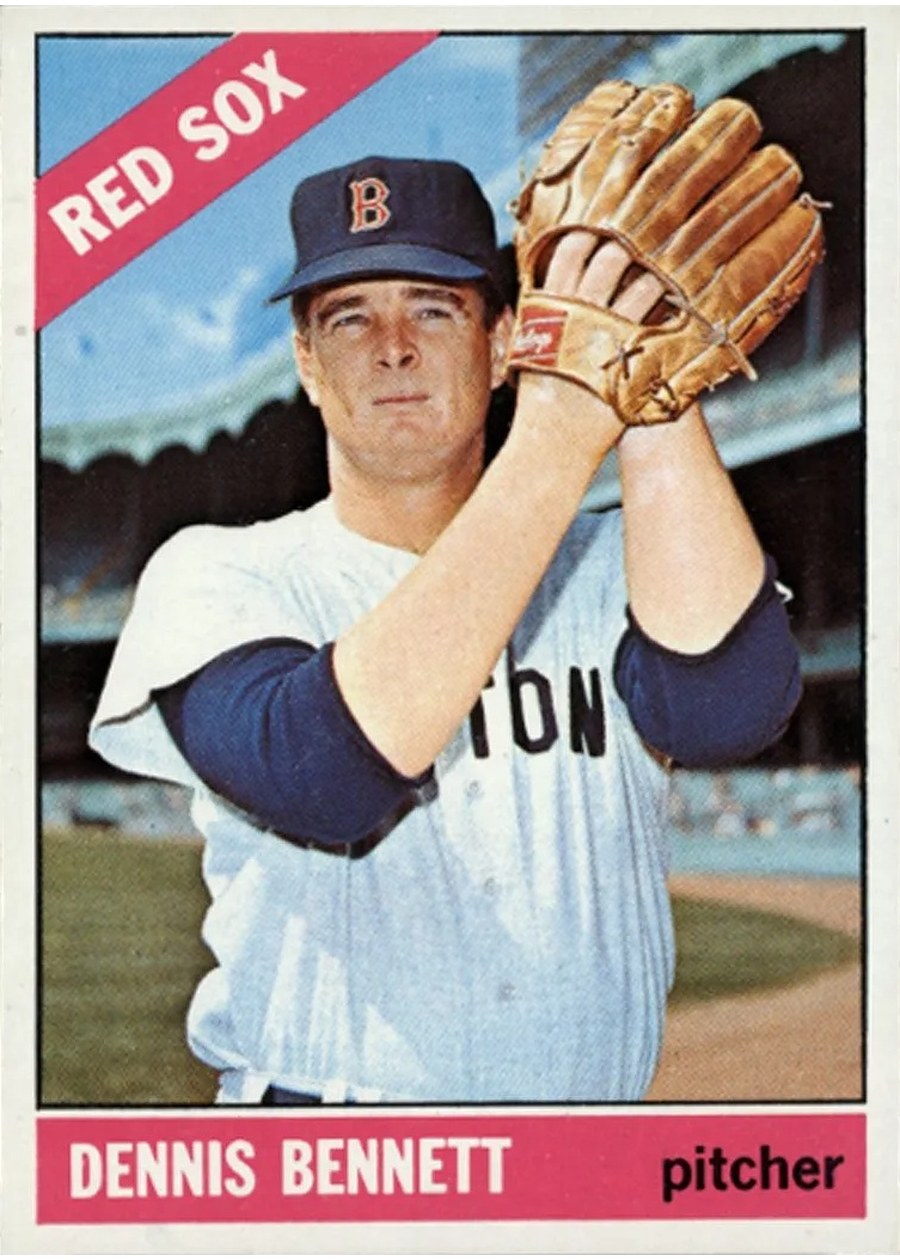 1966 Topps #491 Dennis Bennett, Boston Red Sox