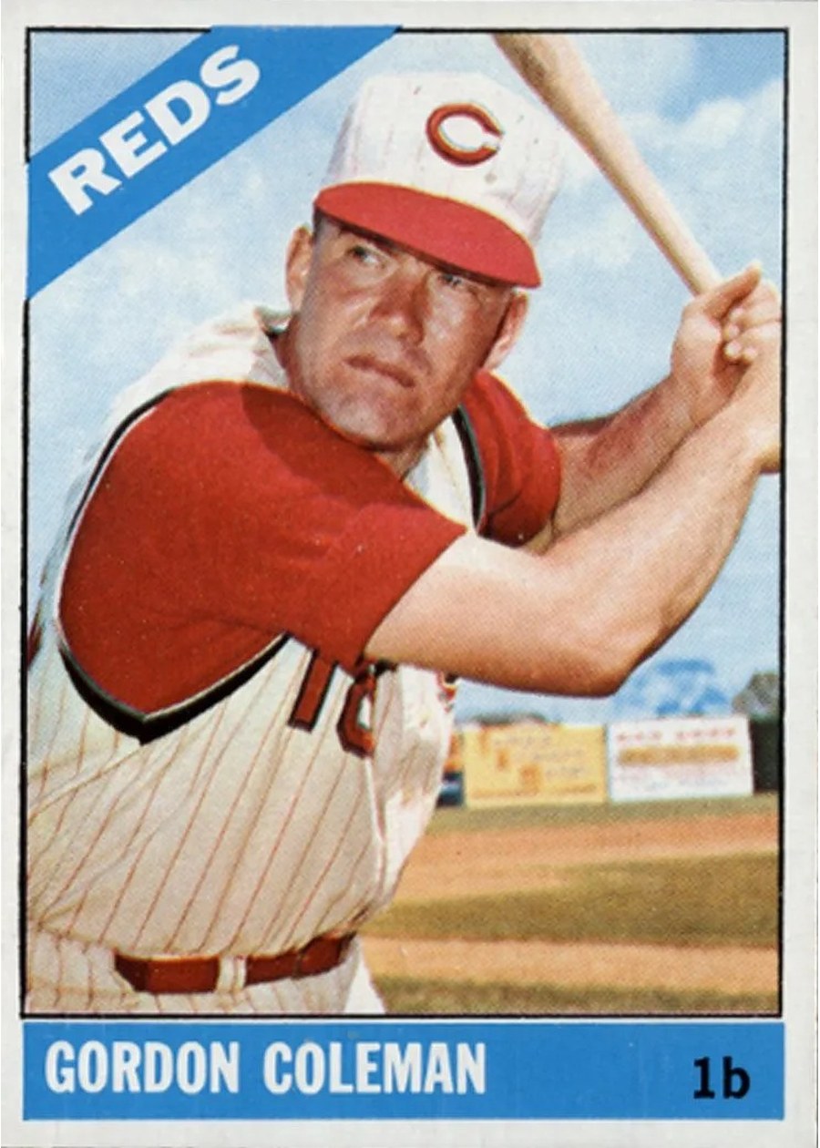 1966 Topps #494 Gordon Coleman, Cincinnati Reds