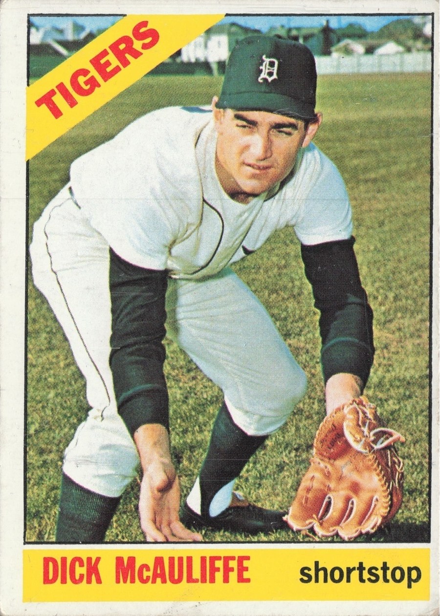 1966 Topps #495 Dick McAuliffe, Detroit Tigers