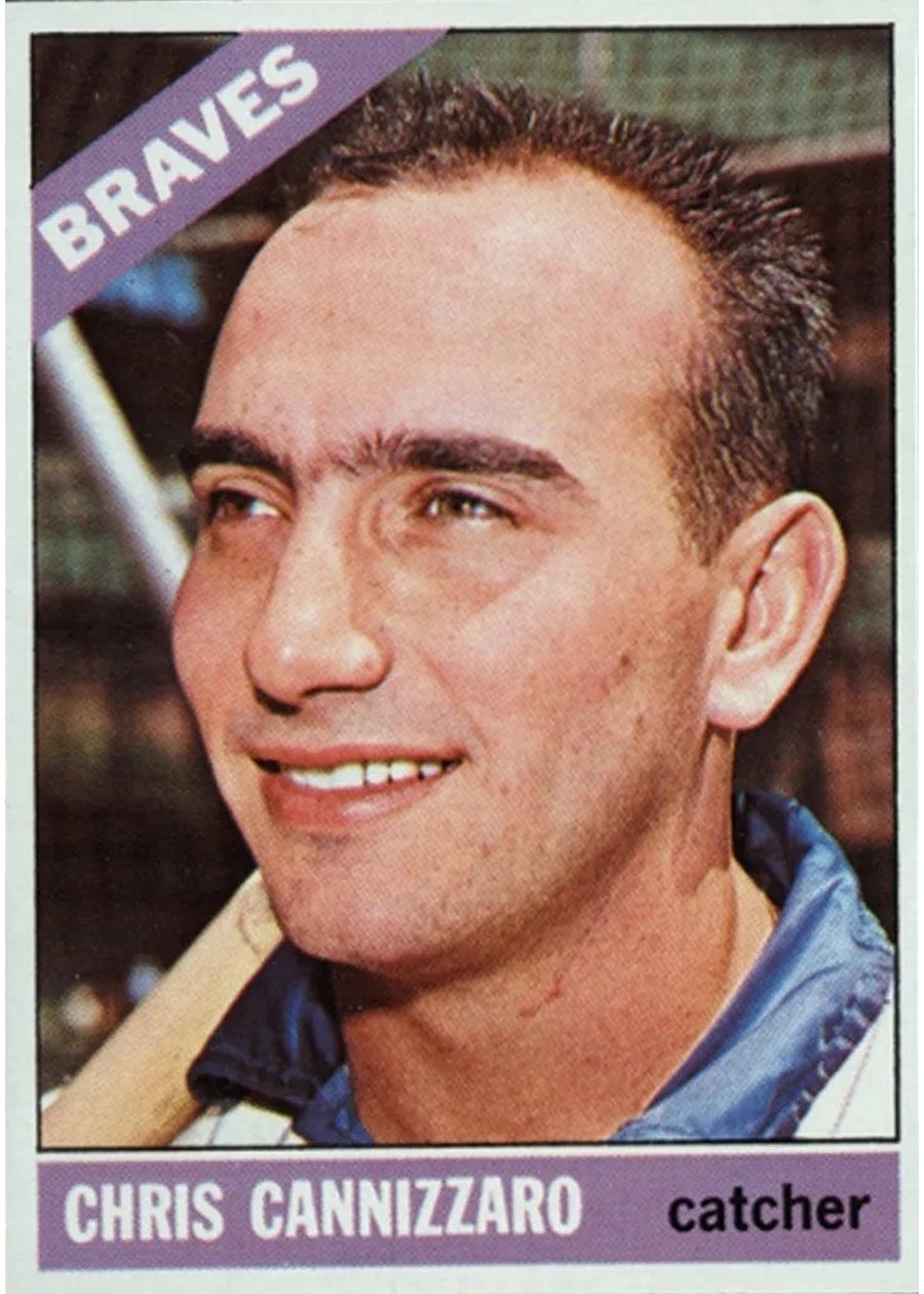 1966 Topps #497 Chris Cannizzaro, Atlanta Braves