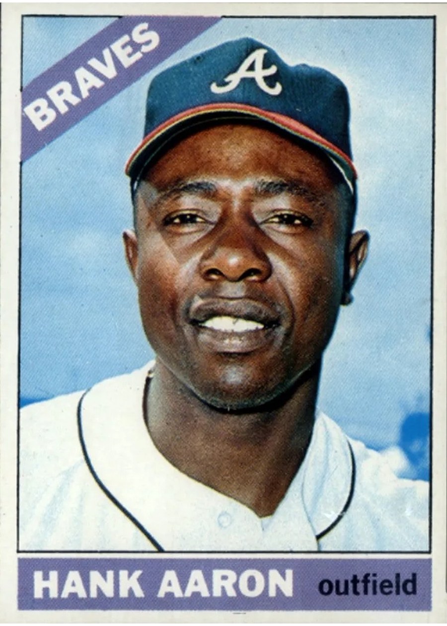 1966 Topps #500 Hank Aaron, Atlanta Braves