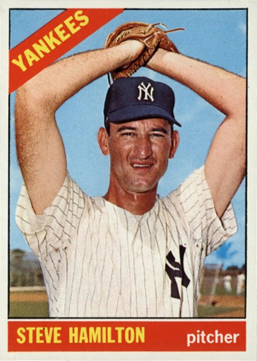 1966 Topps #503 Steve Hamilton, New York Yankees