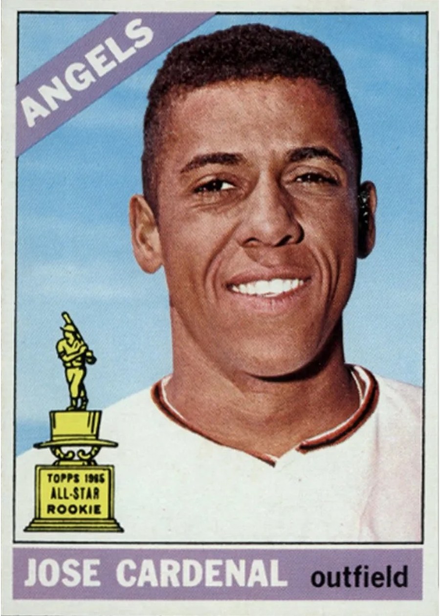 1966 Topps #505 Jose Cardenal, California Angels