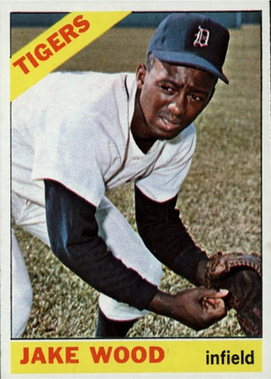 1966 Topps #509 Jake Wood, Detroit Tigers