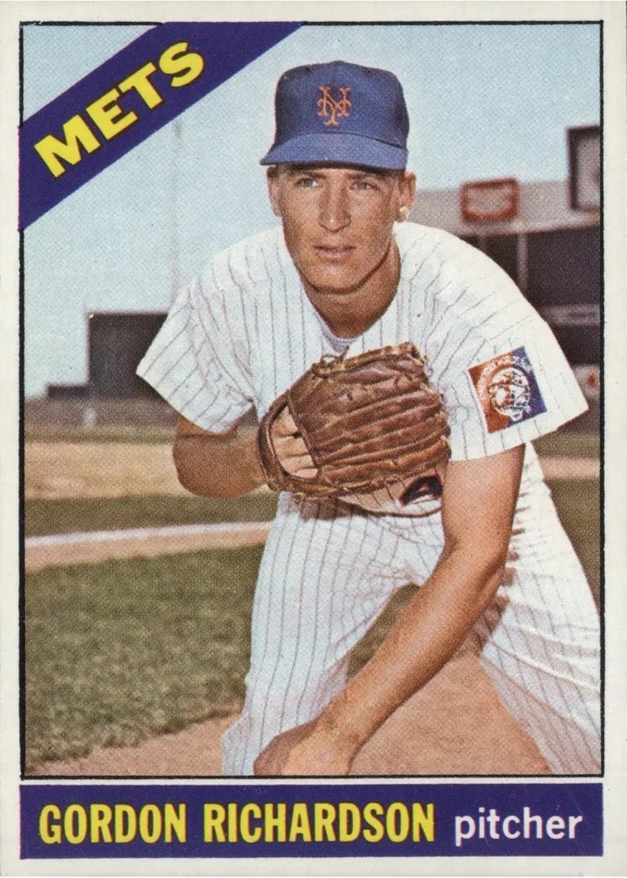 1966 Topps #51 Gordon Richardson, New York Mets