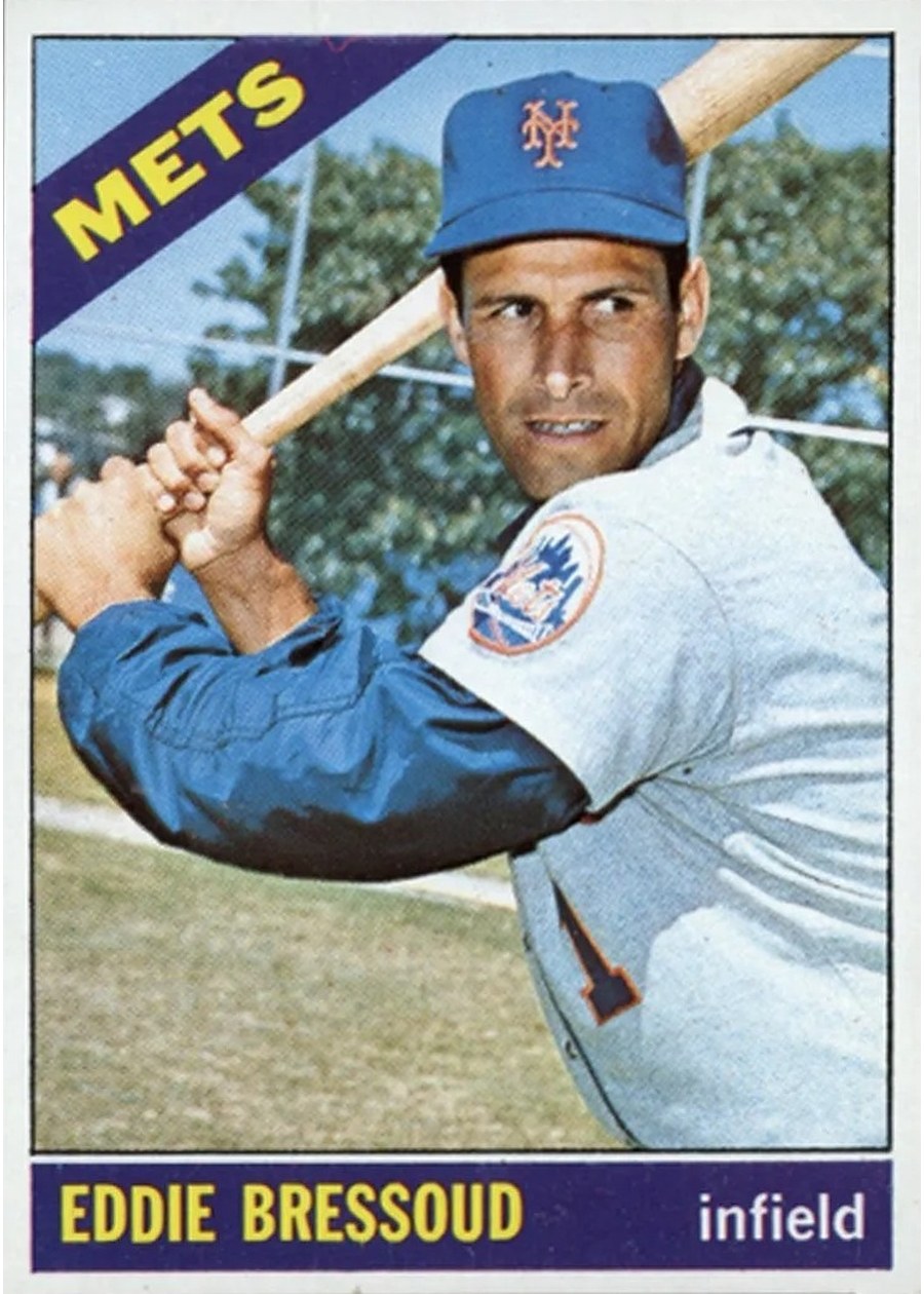 1966 Topps #516 Eddie Bressoud, New York Mets