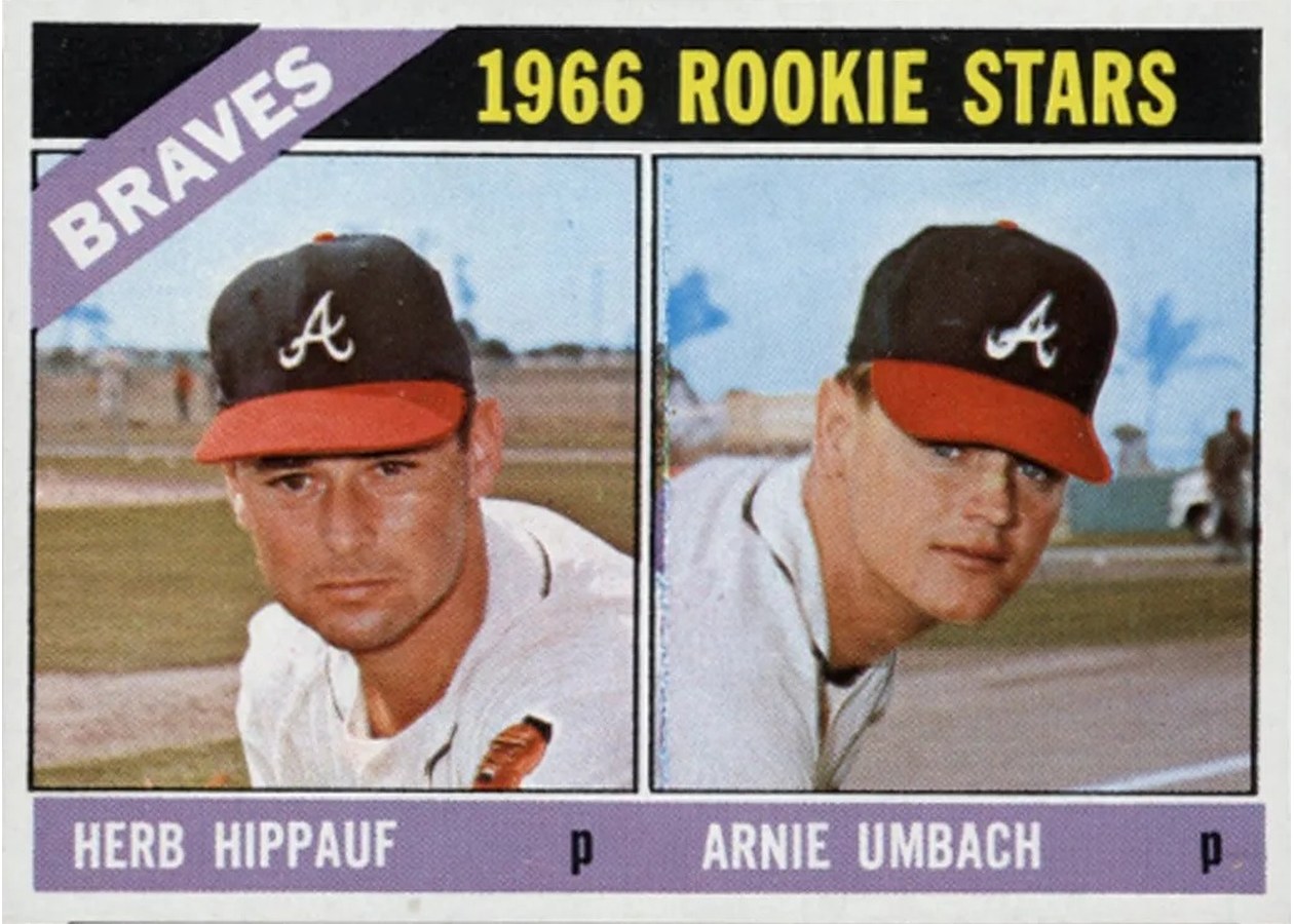 1966 Topps #518 Braves 1966 Rookie Stars, Atlanta Braves