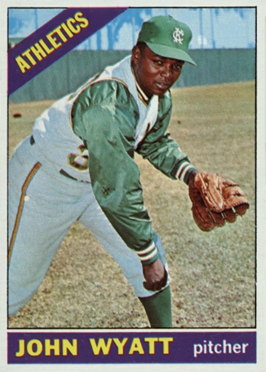 1966 Topps #521 John Wyatt, Kansas City Athletics