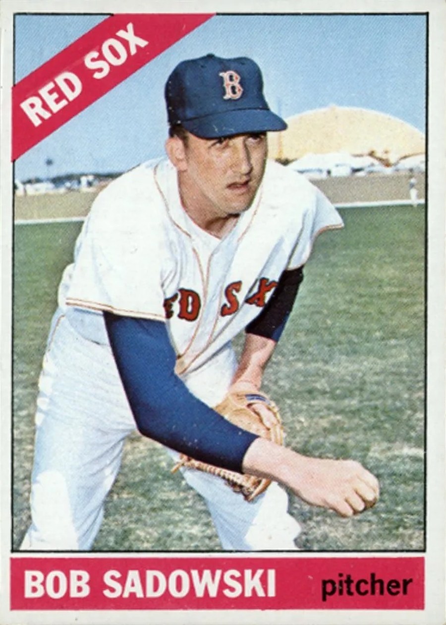 1966 Topps #523 Bob Sadowski, Boston Red Sox