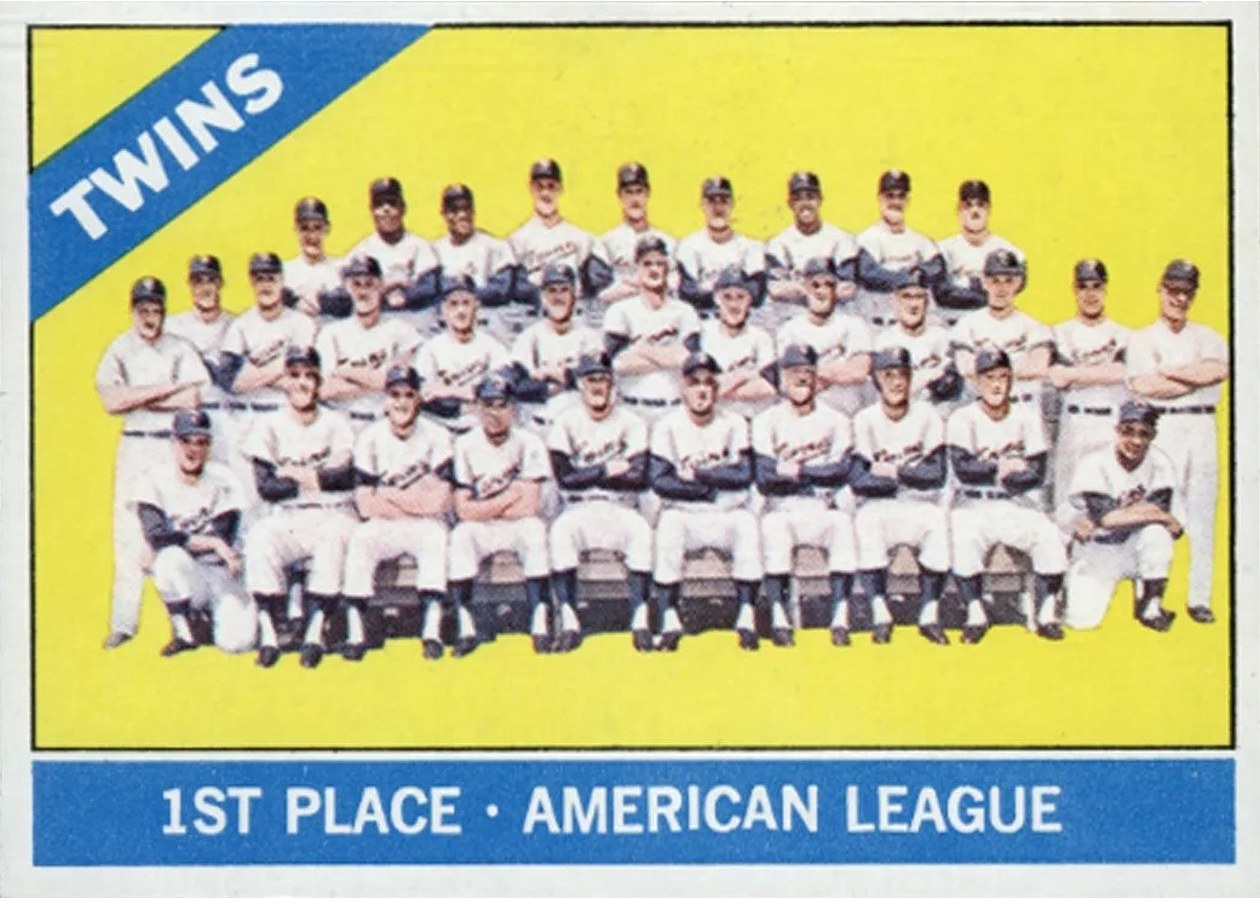 1966 Topps #526 Minnesota Twins