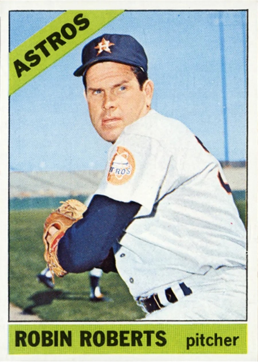 1966 Topps #530 Robin Roberts, Houston Astros