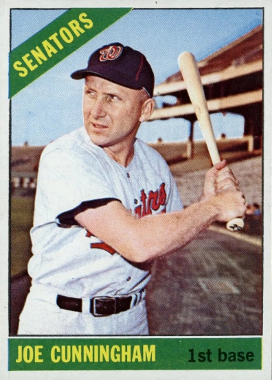 1966 Topps #531 Joe Cunningham, Washington Senators
