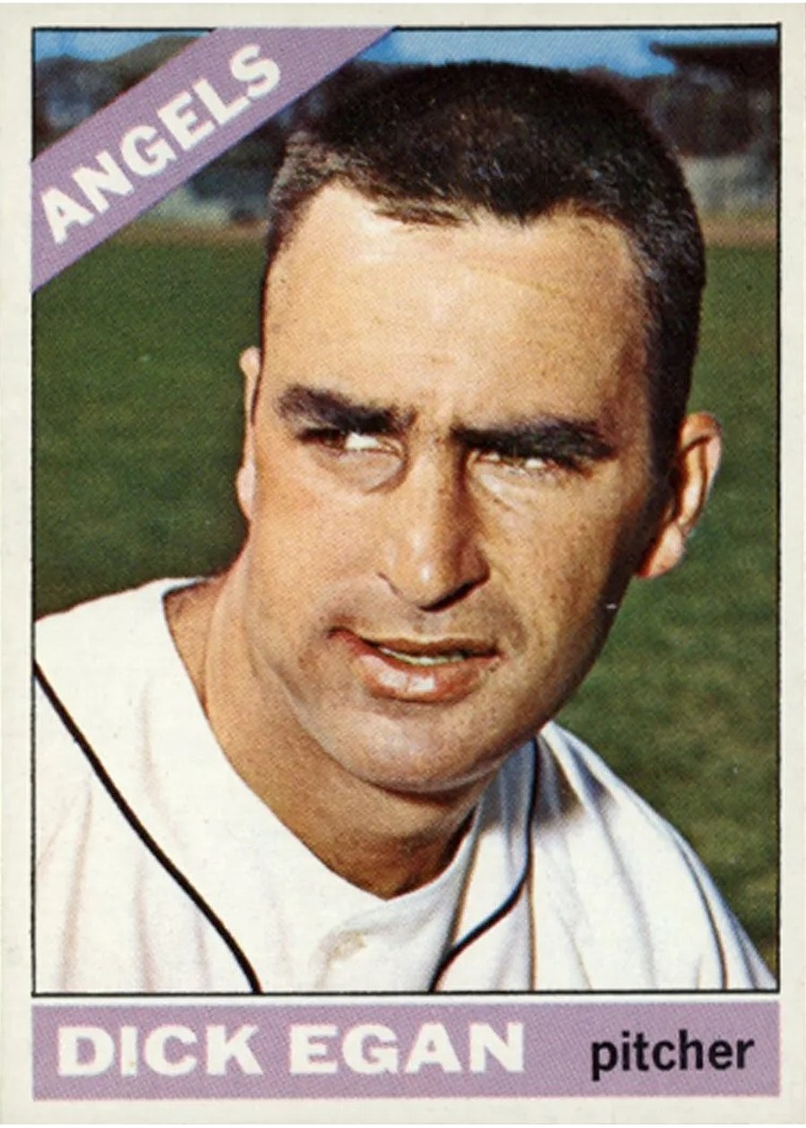 1966 Topps #536 Dick Egan, California Angels