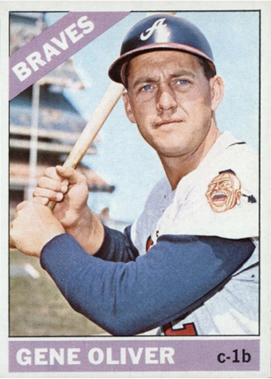 1966 Topps #541 Gene Oliver, Atlanta Braves