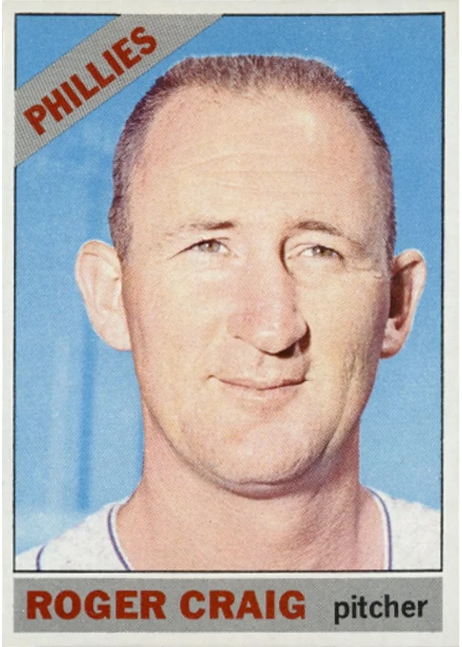 1966 Topps #543 Roger Craig, Philadelphia Phillies