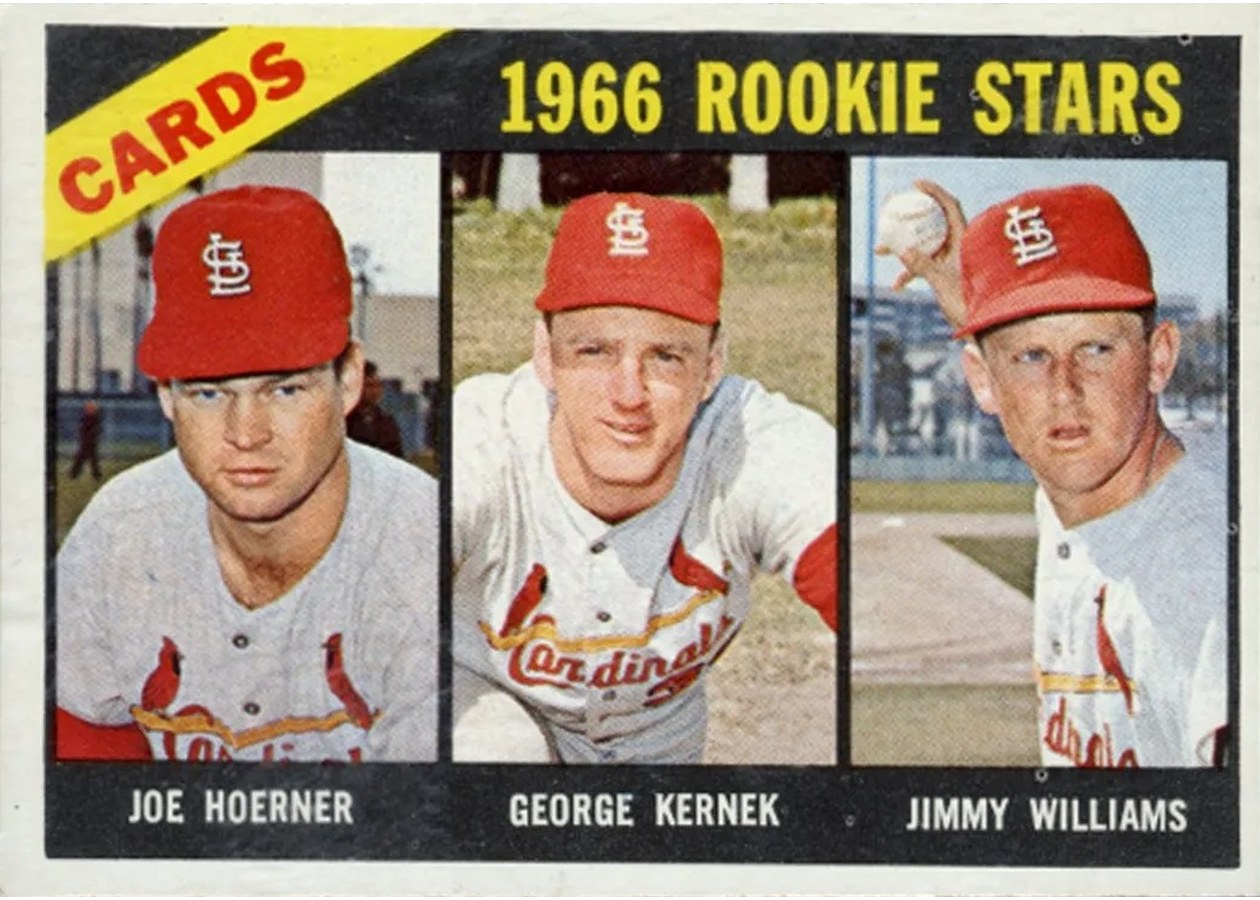 1966 Topps #544 Cards 1966 Rookie Stars, St. Louis Cardinals