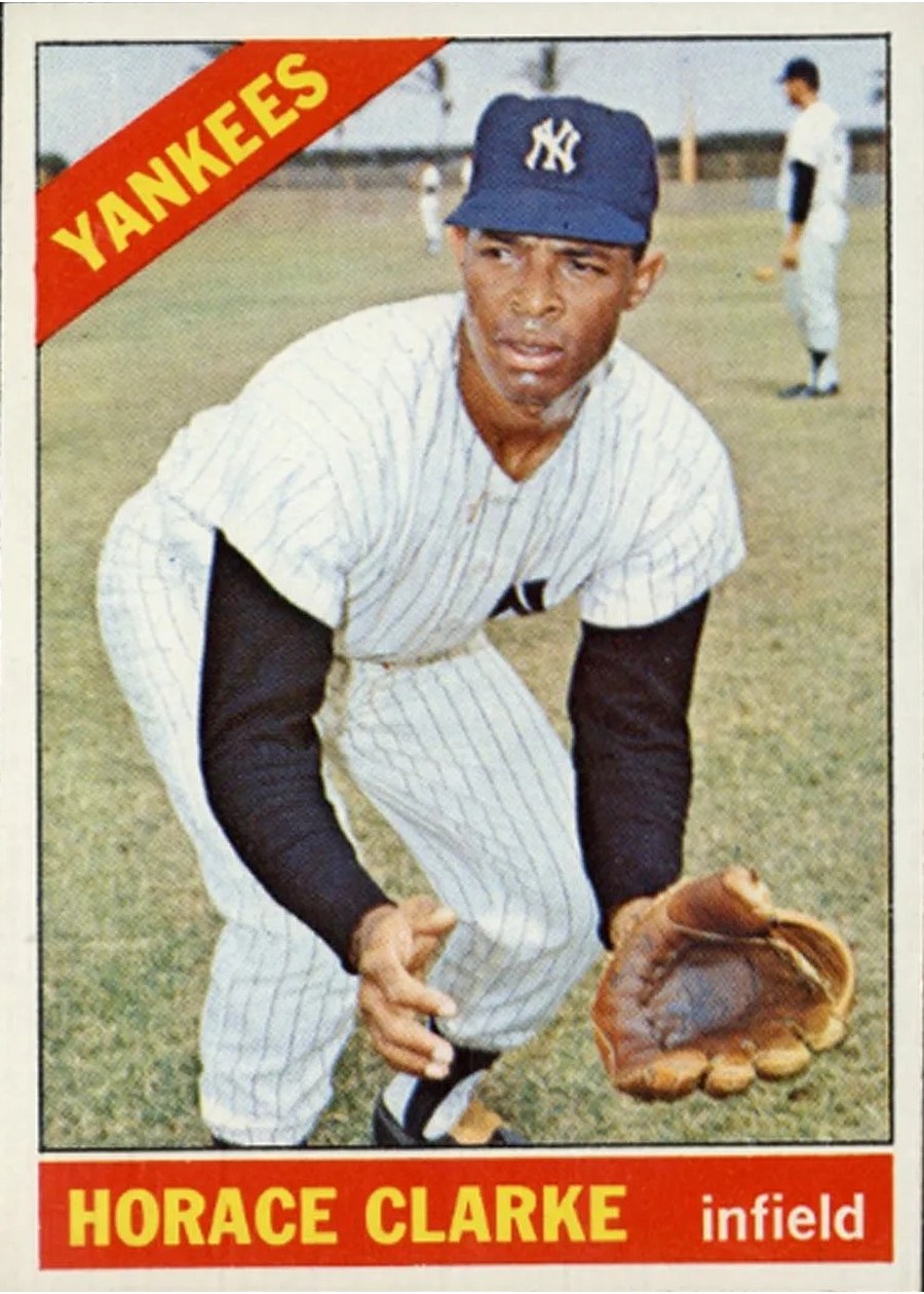 1966 Topps #547 Horace Clarke, New York Yankees
