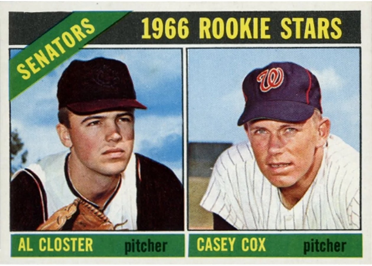 1966 Topps #549 Senators 1966 Rookie Stars, Washington Senators
