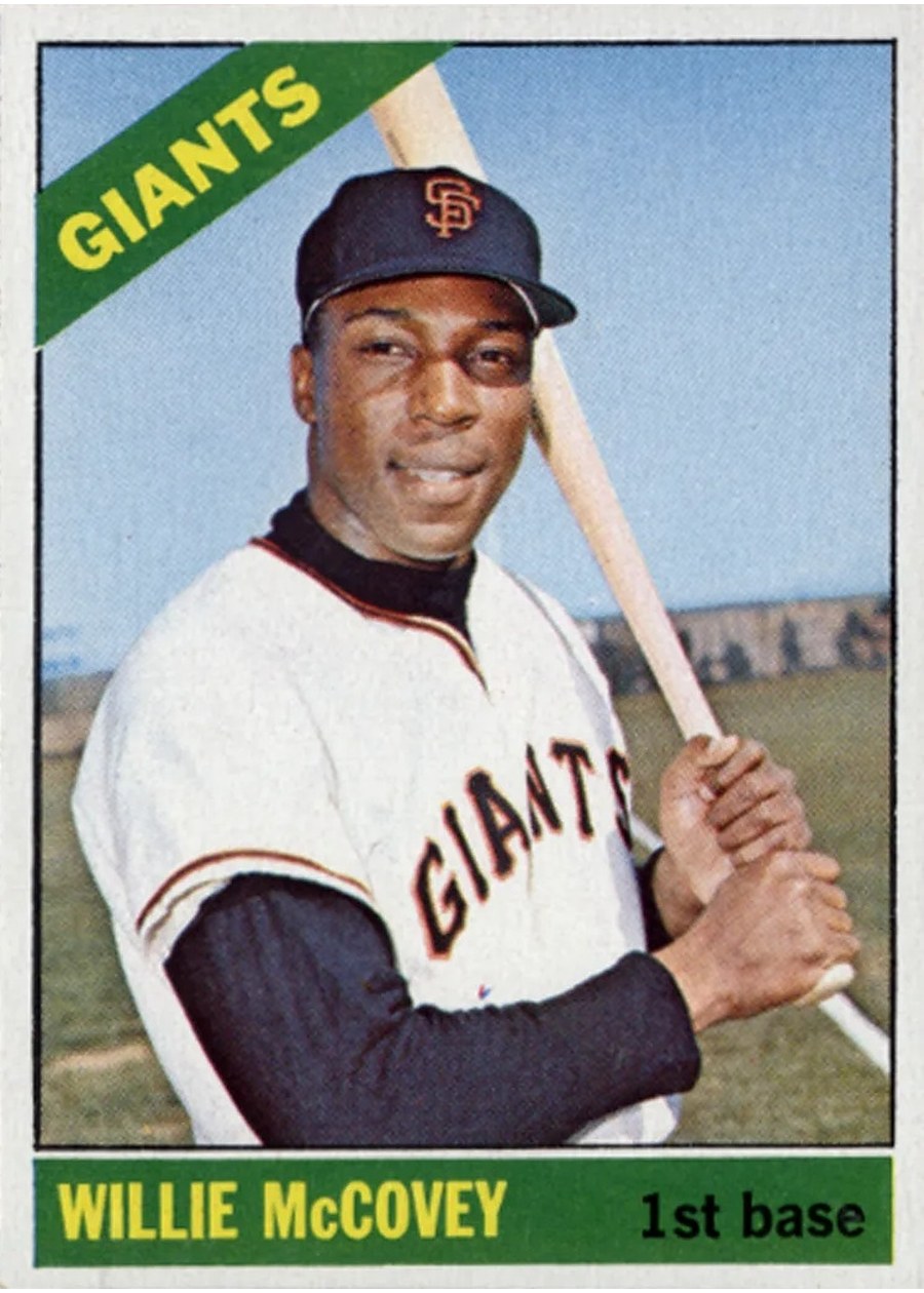 1966 Topps #550 Willie McCovey, San Francisco Giants