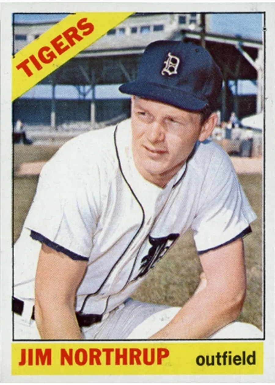 1966 Topps #554 Jim Northrup, Detroit Tigers