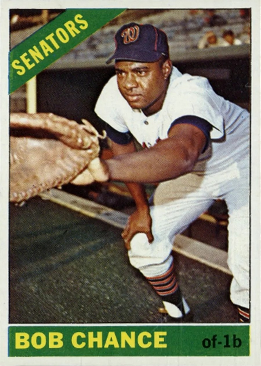 1966 Topps #564 Bob Chance, Washington Senators