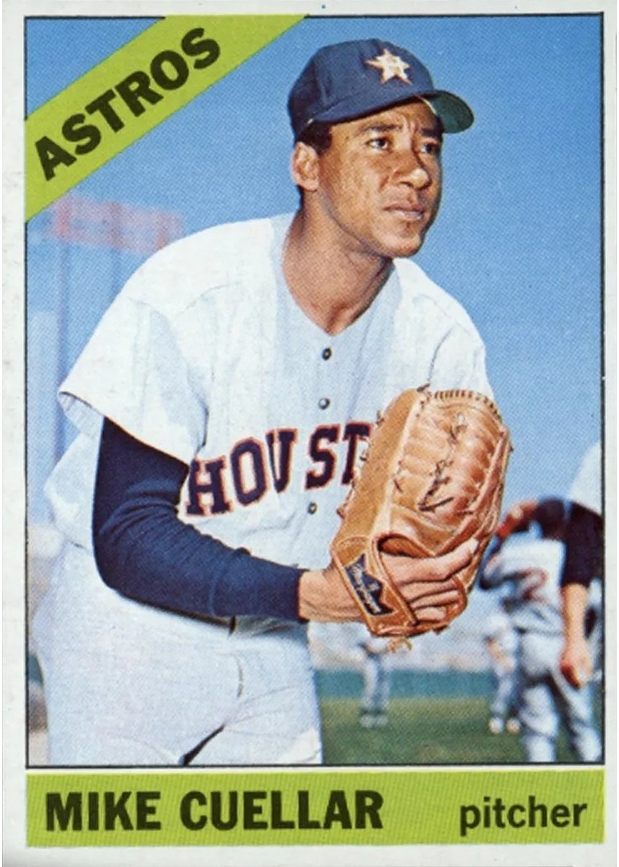 1966 Topps #566 Mike Cuellar, Houston Astros