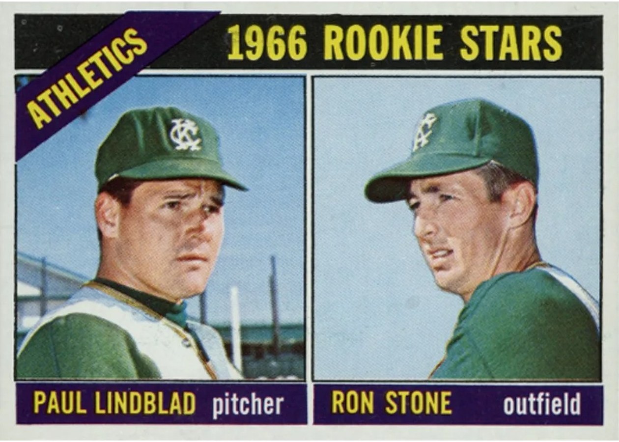 1966 Topps #568 Athletics 1966 Rookie Stars, Kansas City Athletics