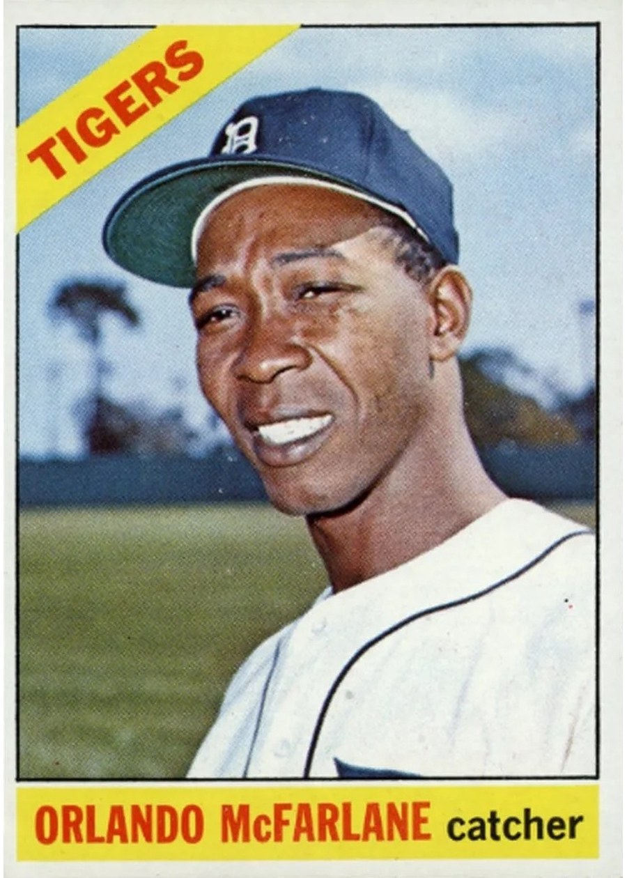 1966 Topps #569 Orlando McFarlane, Detroit Tigers