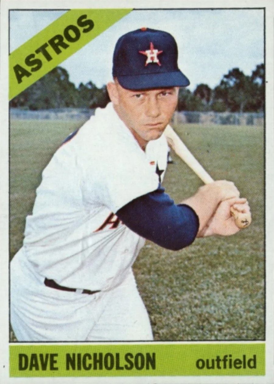 1966 Topps #576 Dave Nicholson, Houston Astros