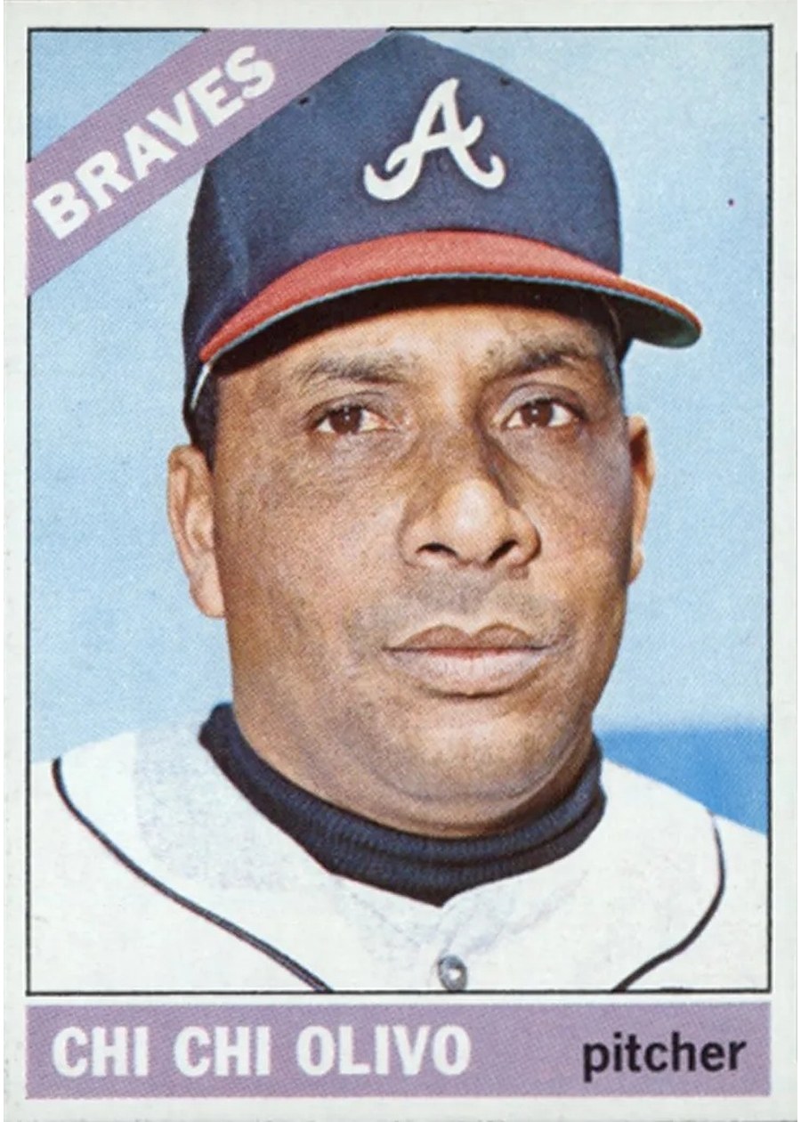 1966 Topps #578 Chi Chi Olivo, Atlanta Braves