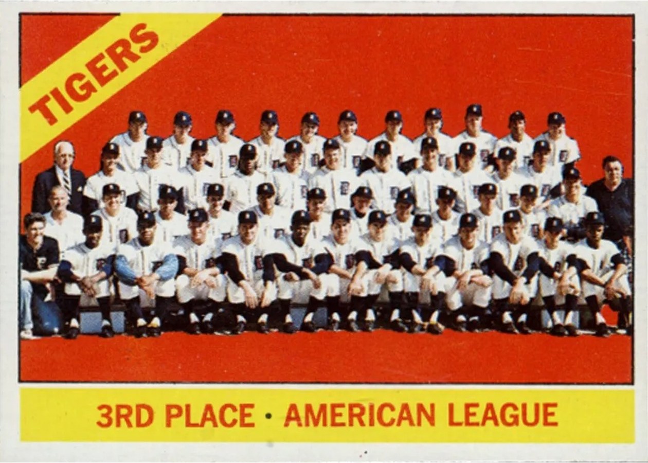 1966 Topps #583 Detroit Tigers