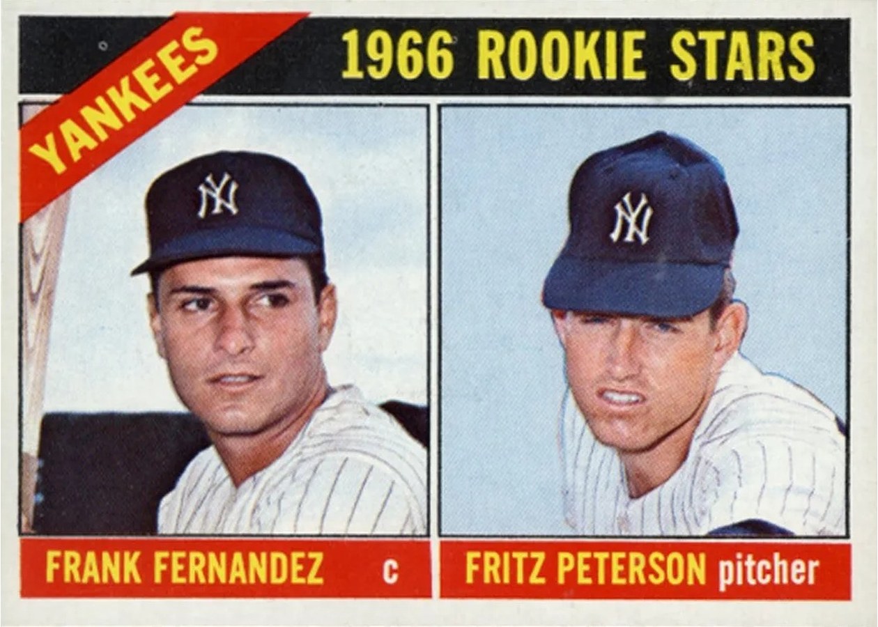 1966 Topps #584 Yankees 1966 Rookie Stars, New York Yankees
