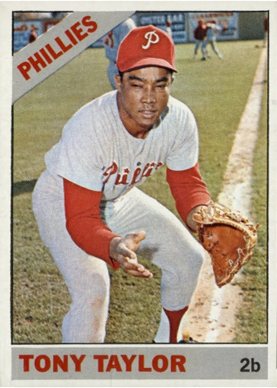 1966 Topps #585 Tony Taylor, Philadelphia Phillies