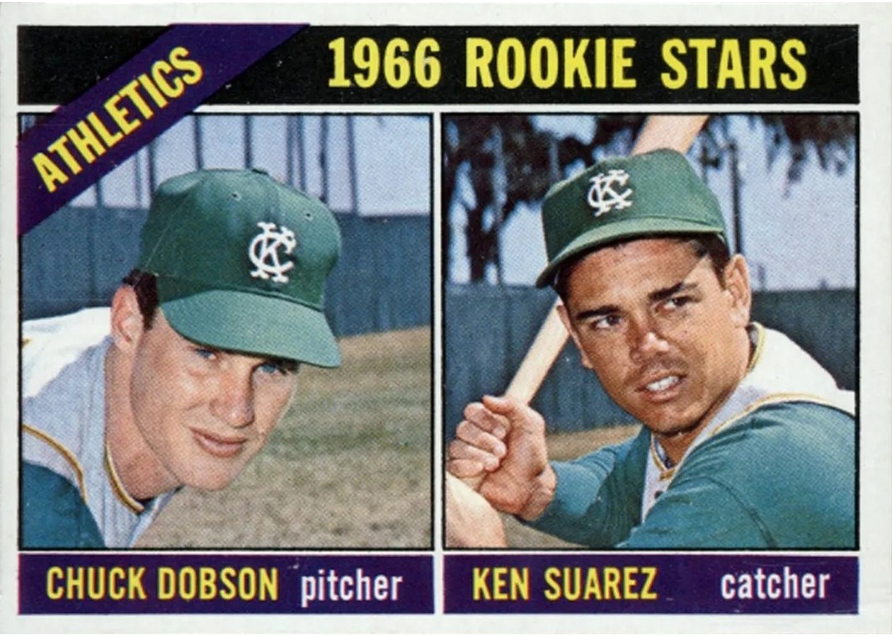 1966 Topps #588 Athletics 1966 Rookie Stars, Kansas City Athletics