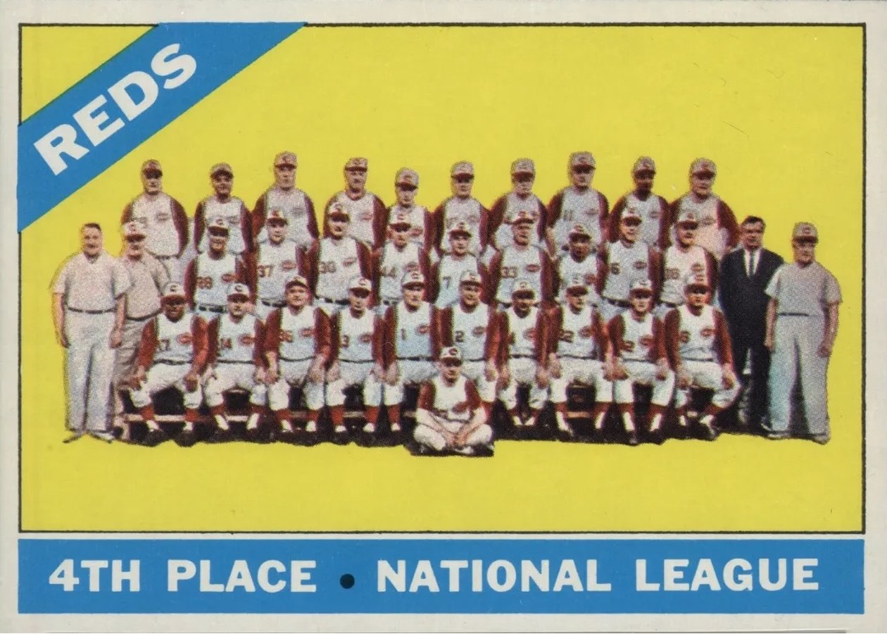 1966 Topps #59 Cincinnati Reds