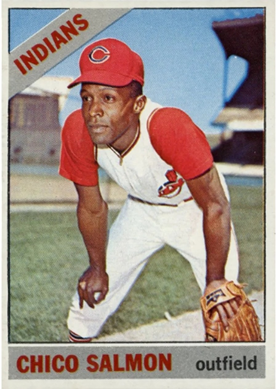 1966 Topps #594 Chico Salmon, Cleveland Indians