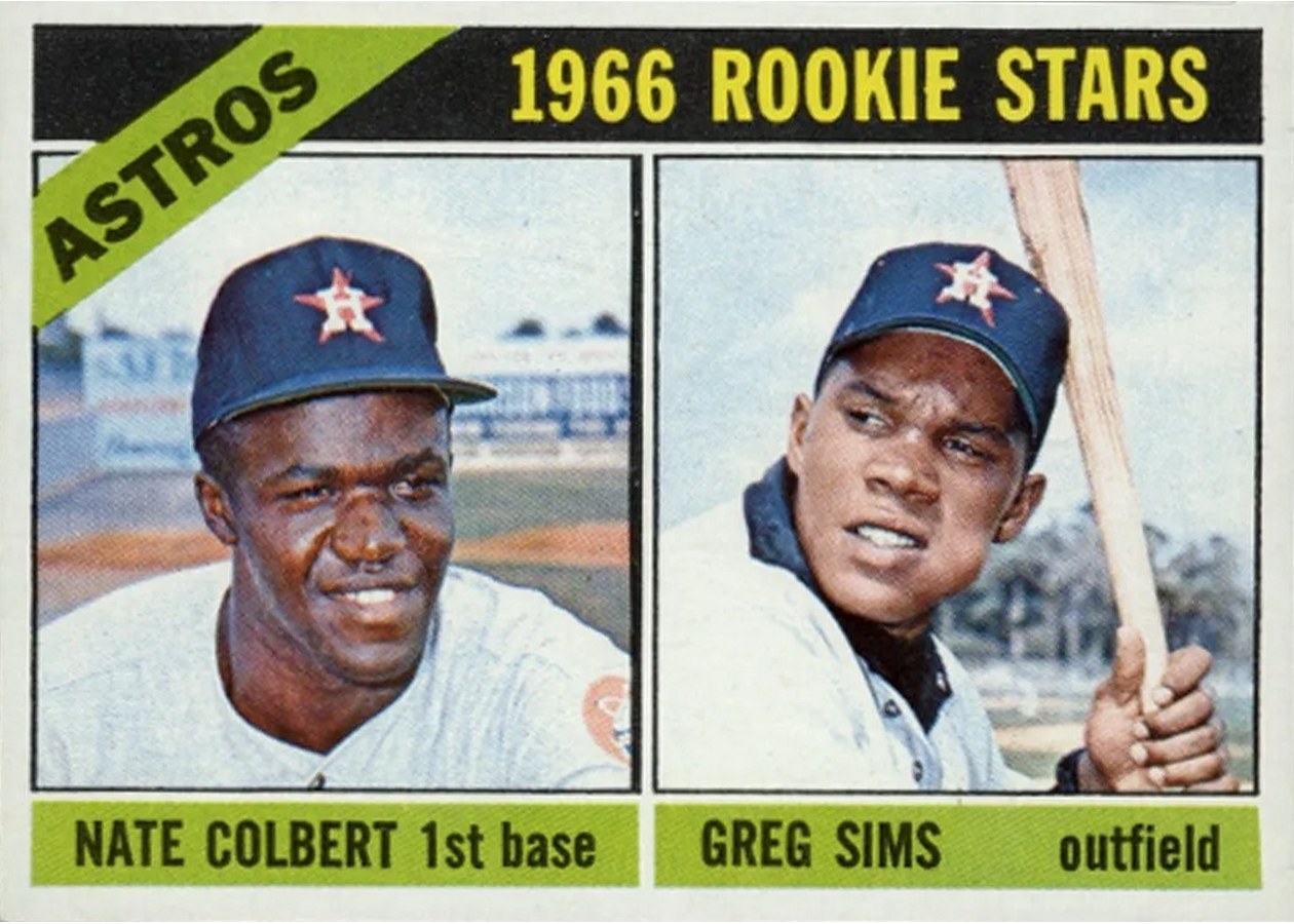 1966 Topps #596 Astros 1966 Rookie Stars, Houston Astros