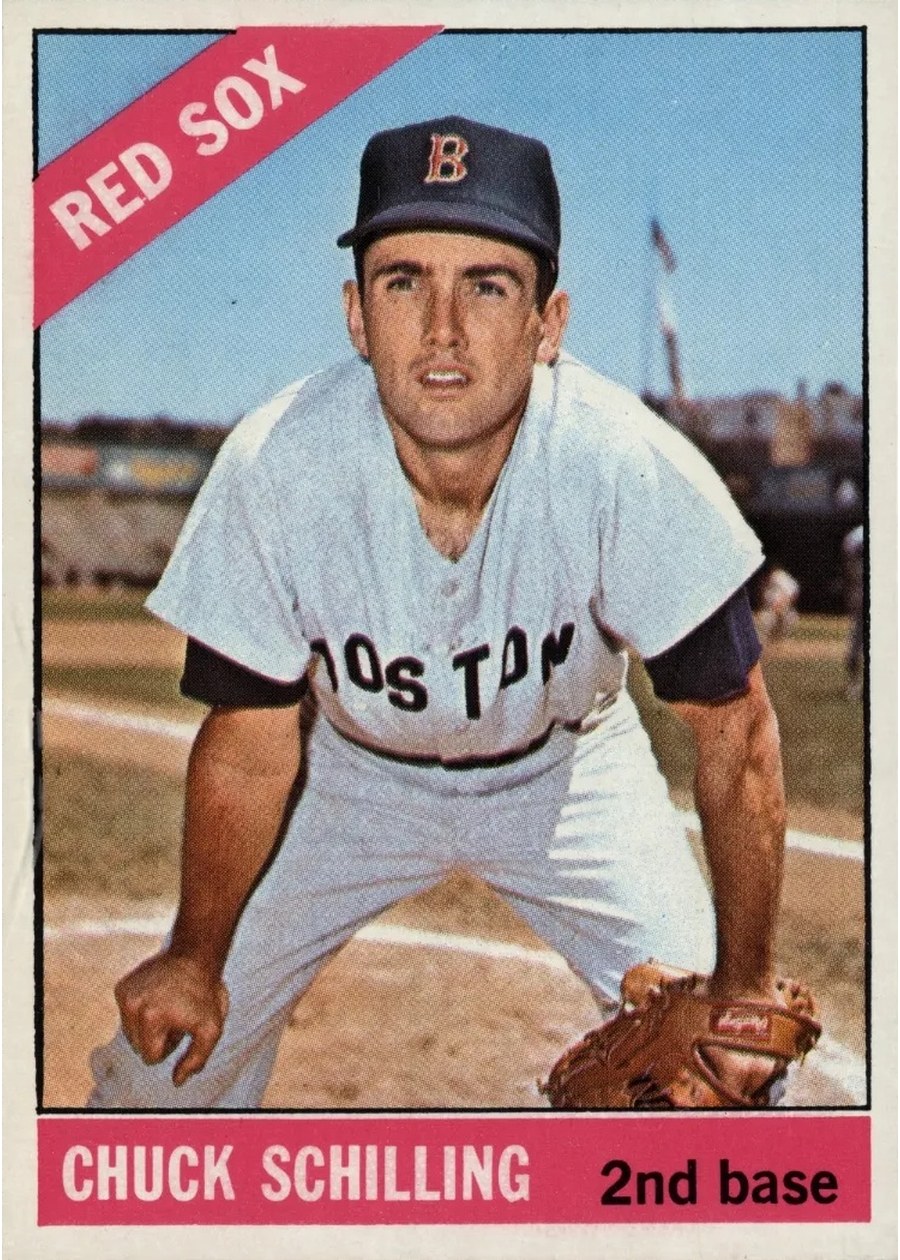 1966 Topps #6 Chuck Schilling, Boston Red Sox