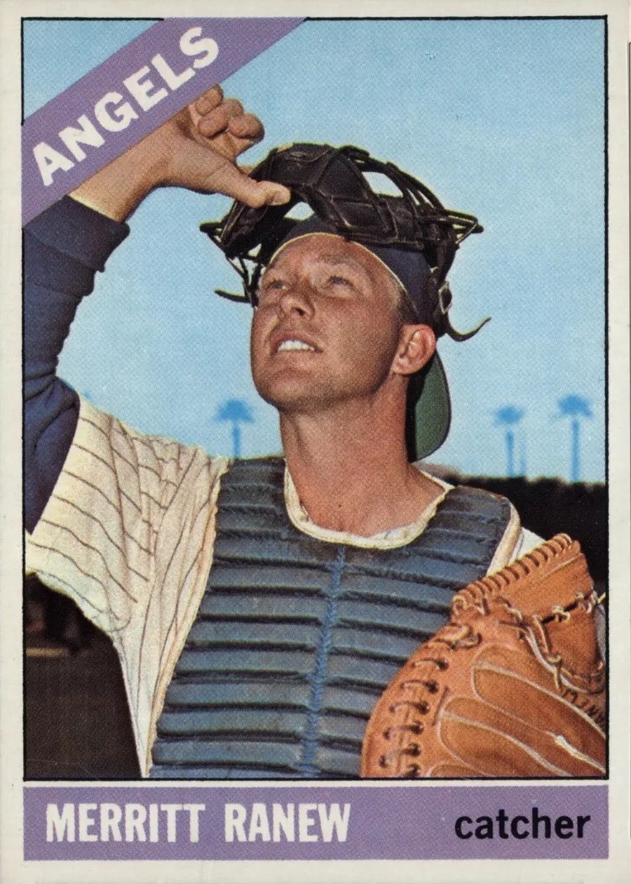 1966 Topps #62 Merritt Ranew, California Angels