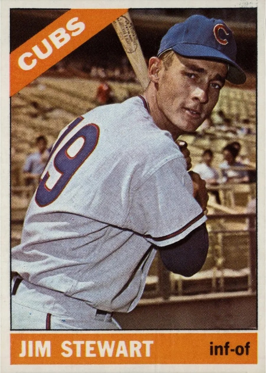 1966 Topps #63 Jim Stewart, Chicago Cubs
