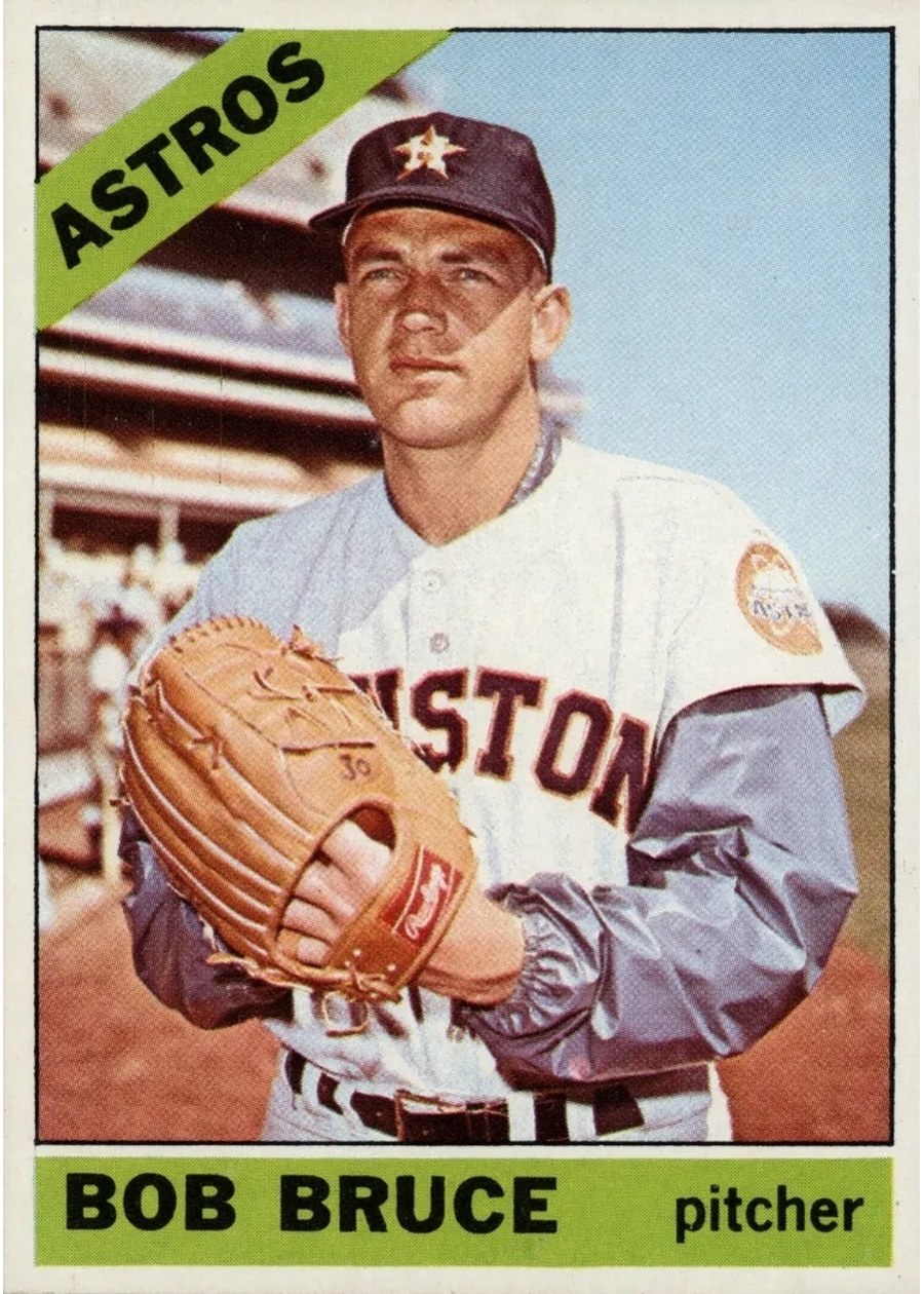 1966 Topps #64 Bob Bruce, Houston Astros