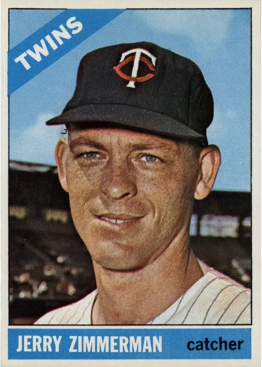 1966 Topps #73 Jerry Zimmerman, Minnesota Twins